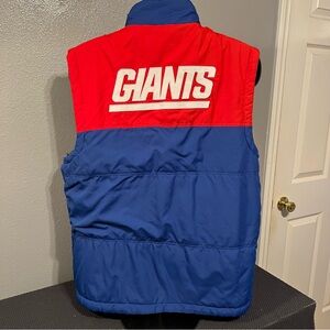 Men’s NY Giants Reversible Puffer Vest Size XL NEW YORK GIANTS FOOTBALL